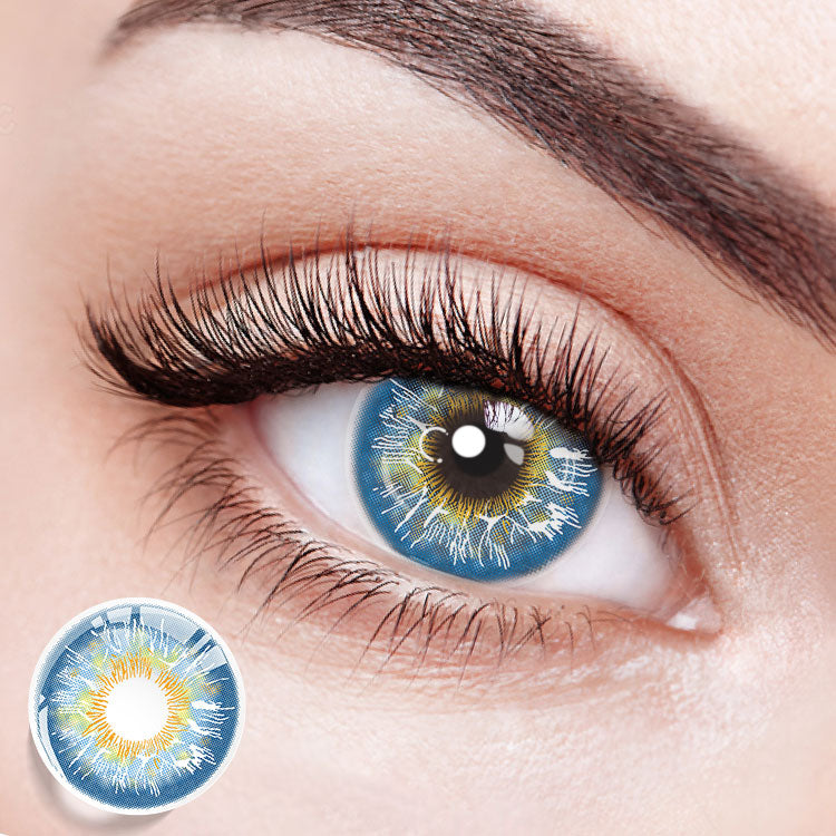 Thunderstruck Blue Contact Lenses